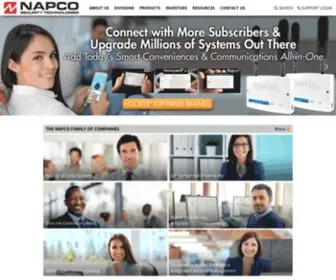 Napcosecurity.com(Napco Security Technologies) Screenshot