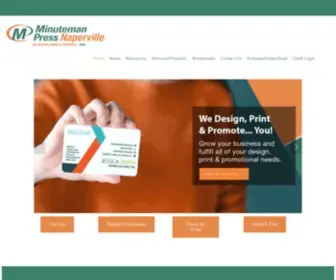 Naperprinting.com(Minuteman Press Naperville) Screenshot