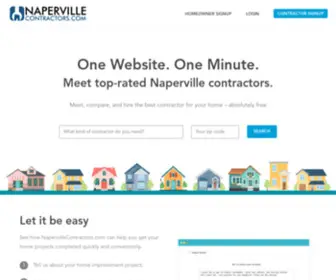 Napervillecontractors.com(Meet) Screenshot