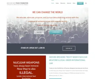 Napf.org(Nuclear Age Peace Foundation) Screenshot