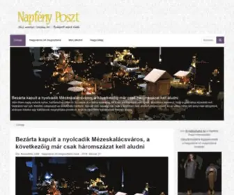 Napfenyposzt.hu(Napfény Poszt) Screenshot