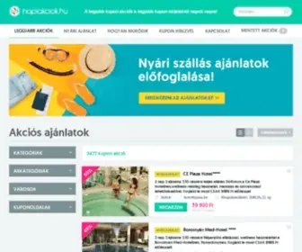 Napiakciok.hu(Minden szállás kupon egy helyen 40) Screenshot
