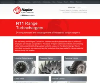 Napier-Turbochargers.com(Napier Turbochargers) Screenshot