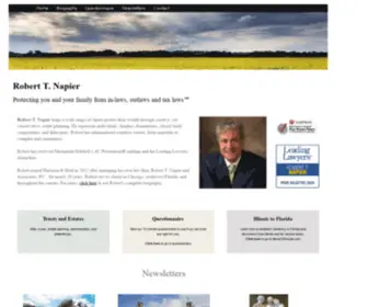 Napier.com(Harrison & Held) Screenshot