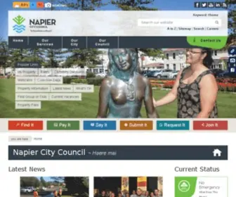 Napier.govt.nz(Napier City Council) Screenshot