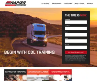 Napiertruck.com(Napier Truck Driver Training) Screenshot