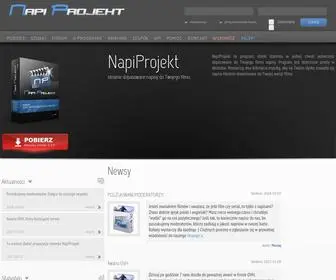 Napiprojekt.pl(Program pobierający napisy do filmów) Screenshot