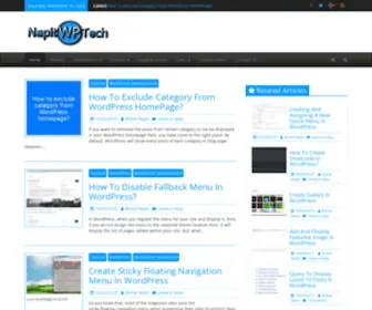 Napitwptech.com(Blogging And Your WordPress Companion) Screenshot