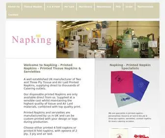 Napking.co.uk(Printed napkins) Screenshot