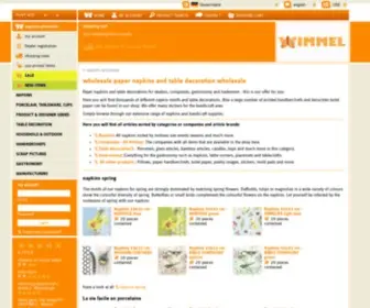 Napkins-Wholesale.com Screenshot