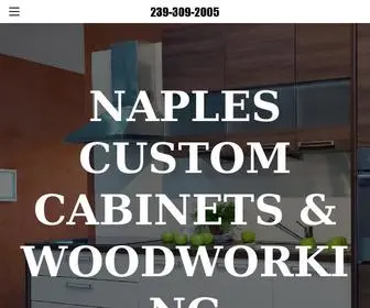 Naplescustomcabinet.com(Naples Custom Cabinets & Woodworking) Screenshot