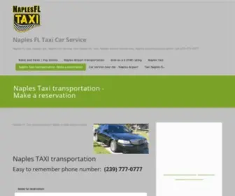 Naplesfltaxi.com(Naples taxi transportationMake a reservation) Screenshot