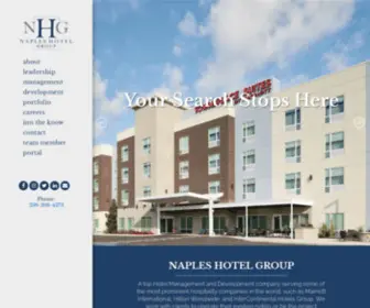 Napleshotelgroup.com(Florida Hotel Management & Development Company) Screenshot