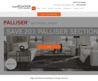 Naplesleather.com(Naples Leather & Fine Furnishings) Screenshot