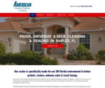 Naplespressurecleaningandsealing.com(American Pressure Cleaning & Sealing) Screenshot