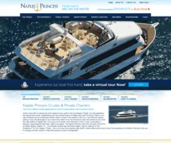 Naplesprincesscruises.com(Naples Sightseeing Boat Tours) Screenshot