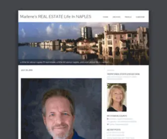 Naplesrealestatereport.com(A blog about Naples Florida Real Estate (Naples Realty)) Screenshot