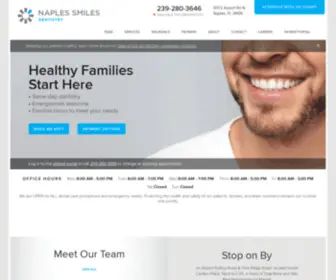 Naplessmilesdentistry.com(Dentist Office in Naples) Screenshot