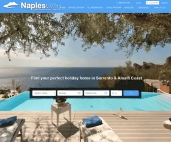 Naplesvillas.co.uk(Villas with pools in Sorrento & Amalfi Coast) Screenshot