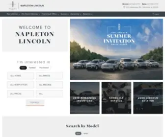 Napletonlincolnglenview.com(Napleton Lincoln glenview) Screenshot