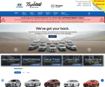 Napletonsvalleyhyundai.com Screenshot