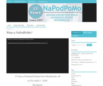 Napodpomo.org(November 1st) Screenshot