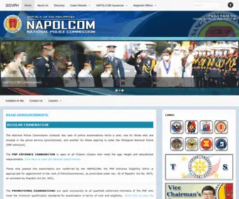 Napolcom.gov.ph(Government Agency) Screenshot