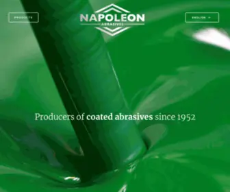 Napoleon-Abrasives.com(Coated abrasives manufacturers) Screenshot