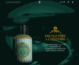 Napoleon-Cologne.fr(L’Authentique Eau de Cologne de l’Empereur Napoléon 1er à Sainte) Screenshot