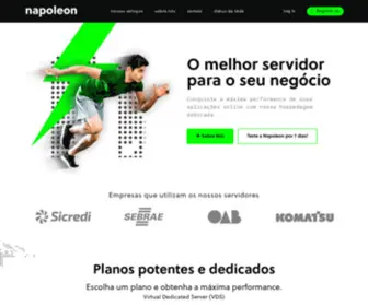 Napoleon.com.br(Hospedagem de sites) Screenshot