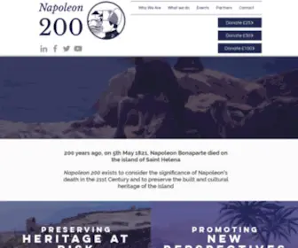 Napoleon200.org(The British Napoleonic Bicentenary Trust) Screenshot