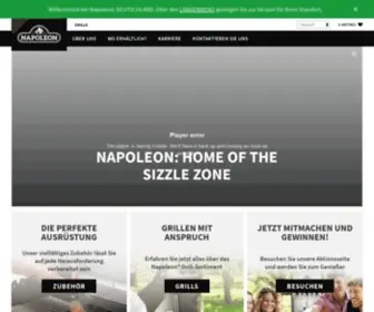 Napoleongrills.de(Willkommen) Screenshot