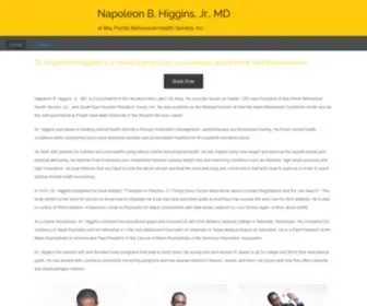 Napoleonhigginsmd.com(Home) Screenshot