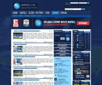 Napoli24H.pl(Najlepszy polski serwis o SSC Napoli) Screenshot
