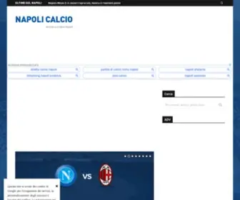 Napolicalcio.net(Notizie sul Calcio Napoli) Screenshot