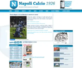 Napolicalcio1926.it(NAPOLI CALCIOnotizie) Screenshot