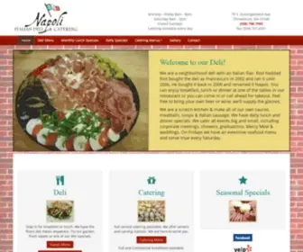 Napolideli.com(Napoli Italian Deli & Catering) Screenshot