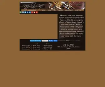 Napoliscafe.com(Home 2) Screenshot