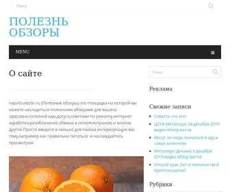 Napolzuobzor.ru(Полезные) Screenshot