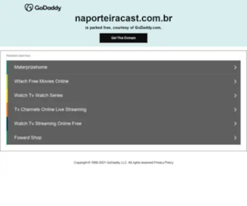 Naporteiracast.com.br(Products and Fashion News Ltda) Screenshot