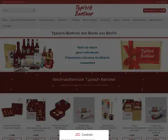 Napotom.com(Typisch Berliner Spezialitäten von ausgewählten Berliner Manufakturen) Screenshot
