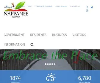 Nappanee.org(City of Nappanee) Screenshot
