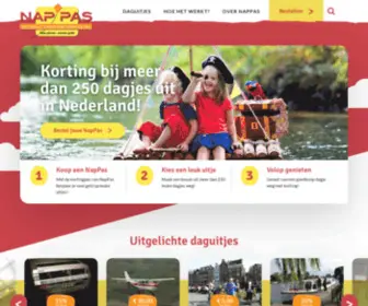 Nappas.nl(Dé voordeelpas voor een gezellig dagje uit) Screenshot