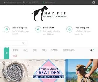 Nappets.com(Online Pet Supplies Store) Screenshot