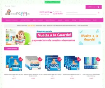 Nappy.es(Tienda Online para bebes con los mejores precios en pañales dodot) Screenshot