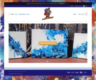 Nappyhues.com(Owned small art business) Screenshot