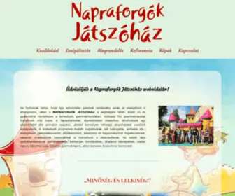 Napraforgokjatszohaz.hu(Napraforgók) Screenshot