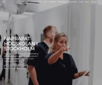 Naprapathogskolan.se(Naprapathögskolan) Screenshot