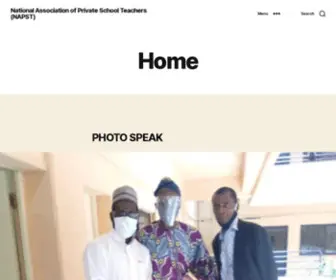 Napst.org.ng(National Association of Private School Teachers (NAPST)) Screenshot