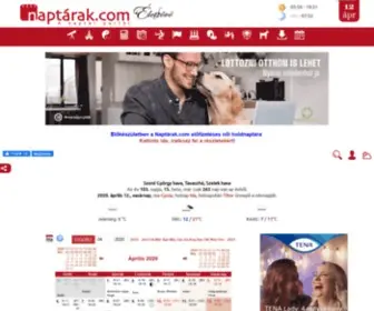 Naptarak.com(Naptár Portál) Screenshot